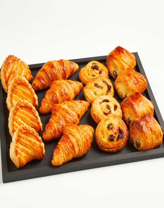 Coffret plateau de viennoiseries