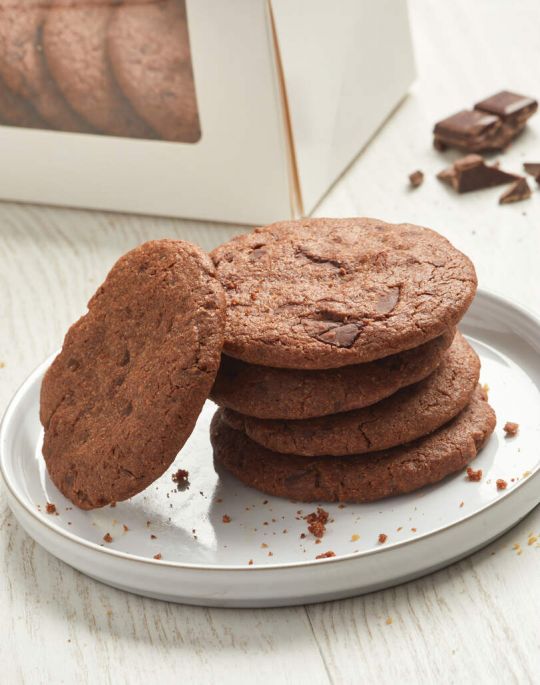 Boîte à cookies tout chocolat